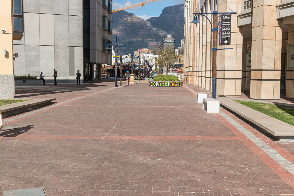 Urban Courtyard backplate