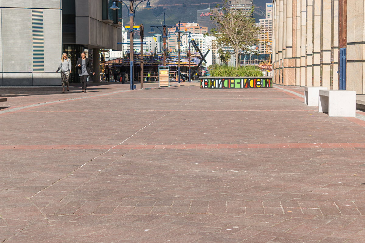 Urban Courtyard backplate