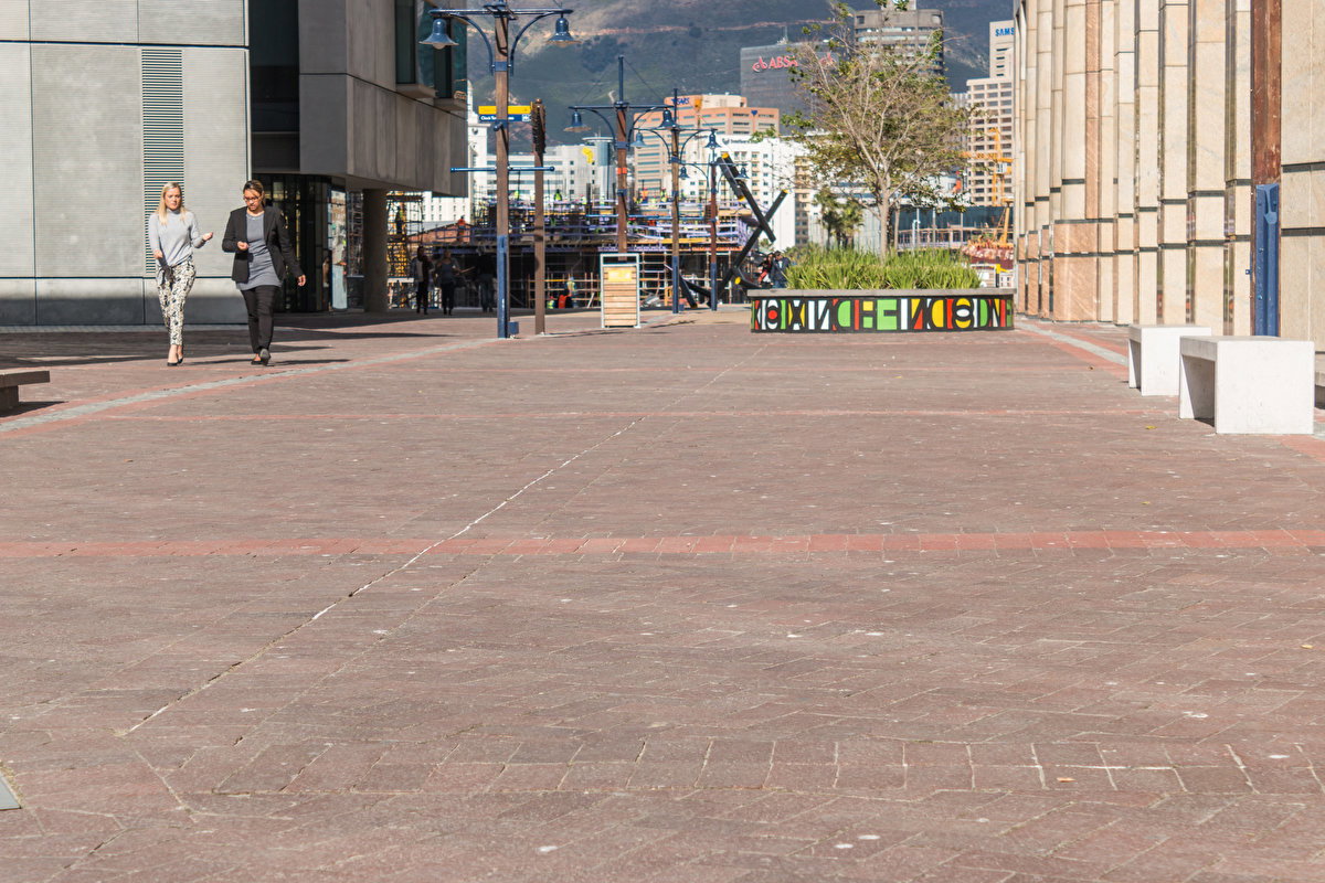 Urban Courtyard backplate