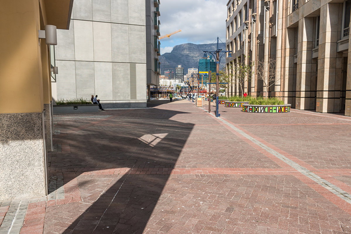 Urban Courtyard backplate