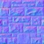Concrete Brick Wall 001 - nor_gl map