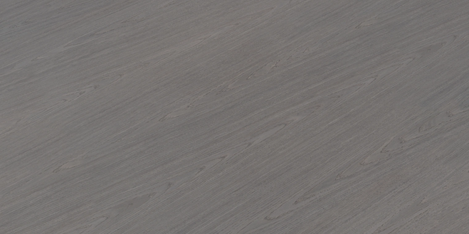 Free American walnut veneer PBR texture with subtle gray tone, fine natural grain and smooth hardwood finish - great for furniture, cabinetry and interiors.