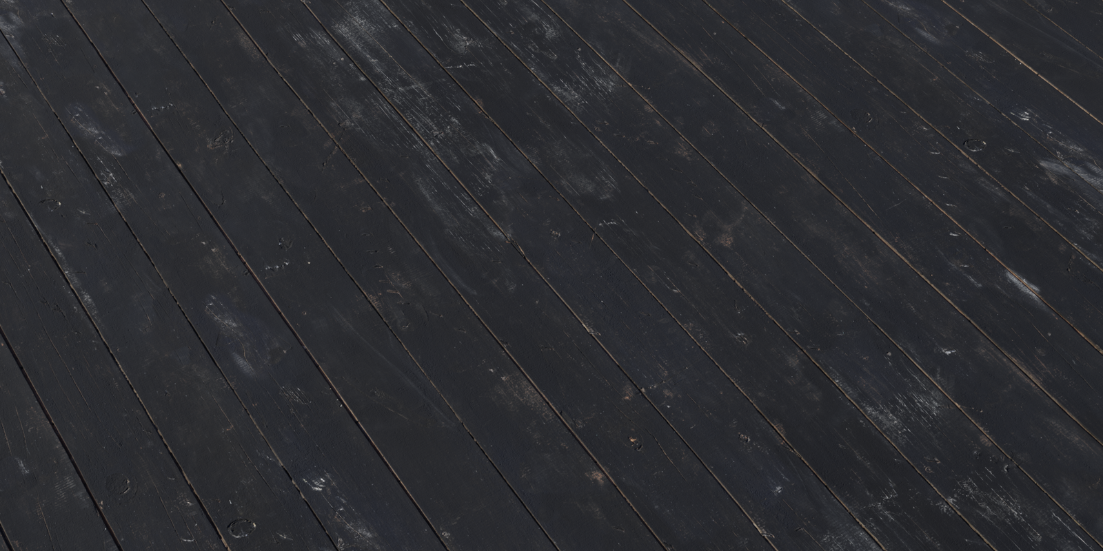 Black Painted Planks