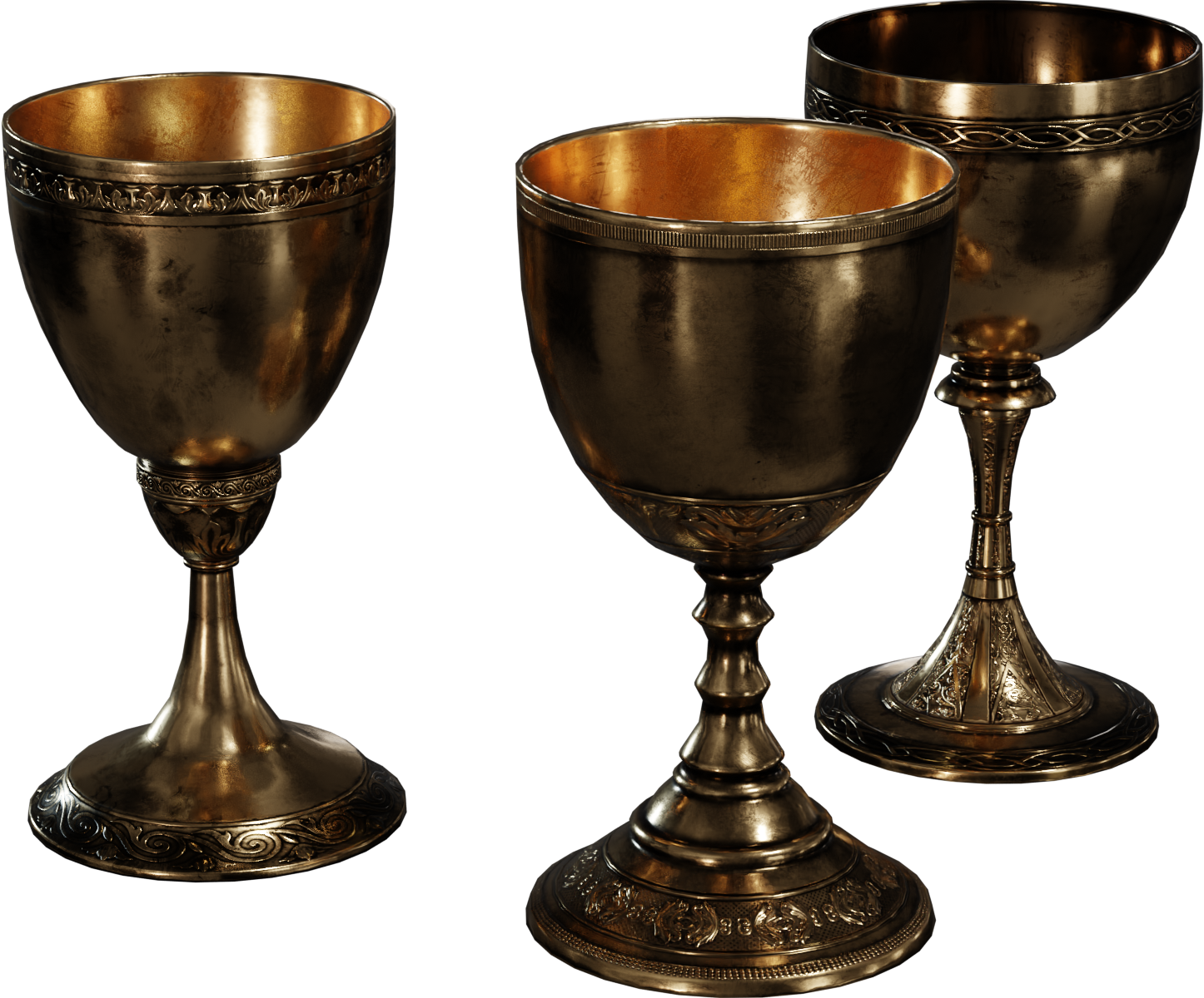 Brass Goblets