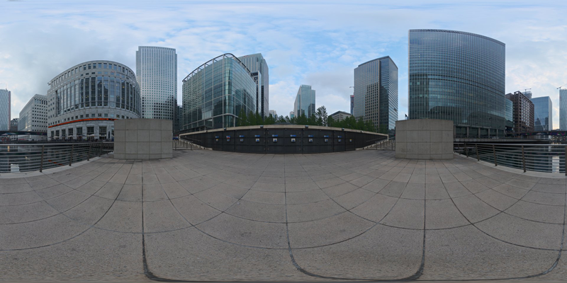 Canary Wharf — free CC0 HDRI environment map