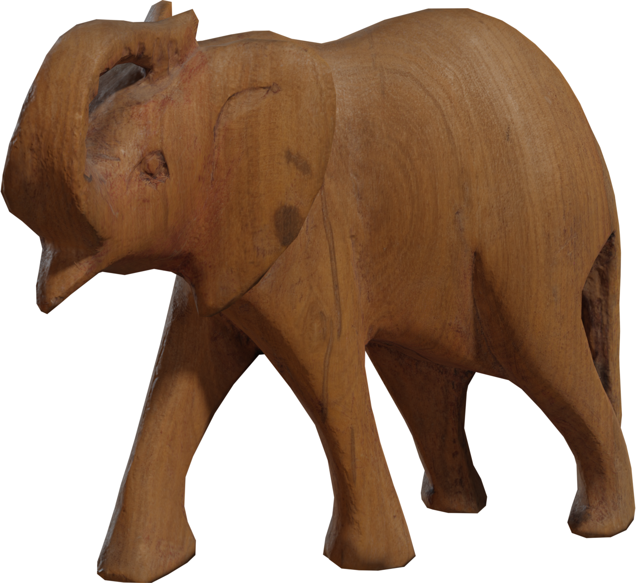 Carved Wooden Elephant