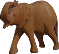 Carved Wooden Elephant - Preview