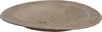Carved Wooden Plate - Preview