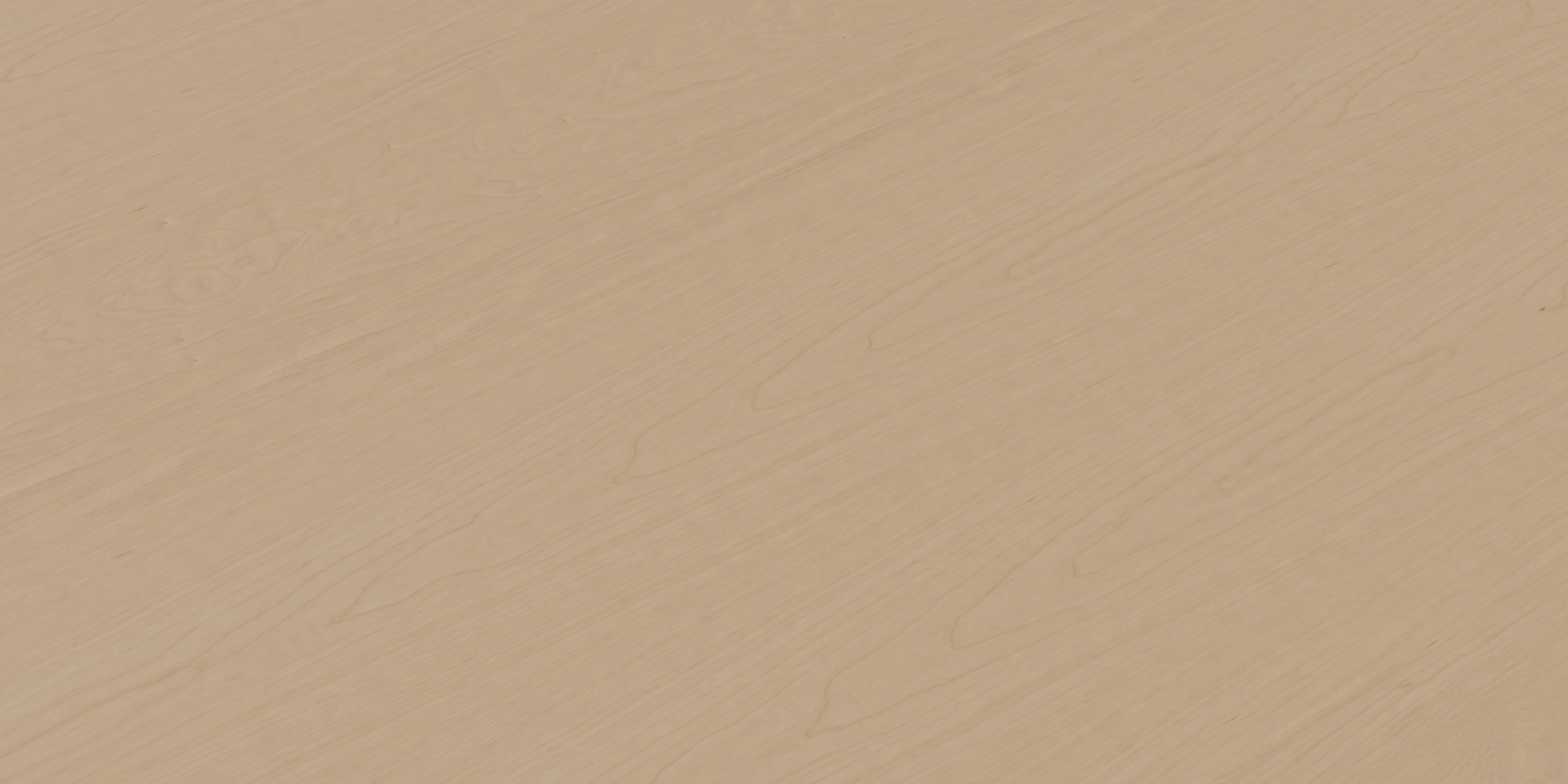 Free cherry veneer PBR texture with subtle natural grain, smooth satin surface and warm blonde tones - versatile for furniture, cabinetry and interior renders.