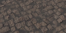 Cobblestone Embedded Asphalt - Preview
