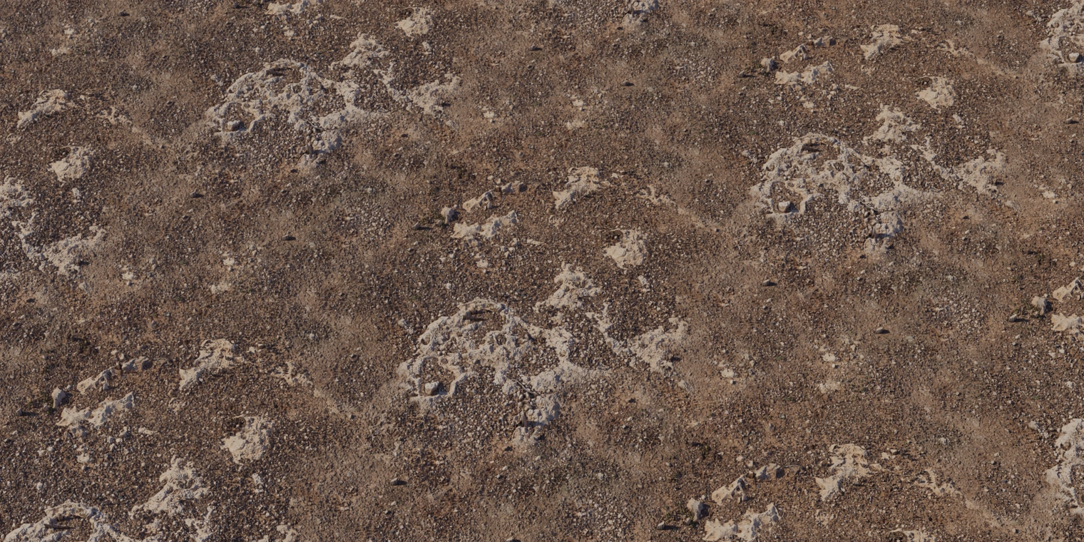 Free 8K gravel texture showing brown sandy ground with small stones and bleached coral-like patches; rough, porous coastal rock surface.