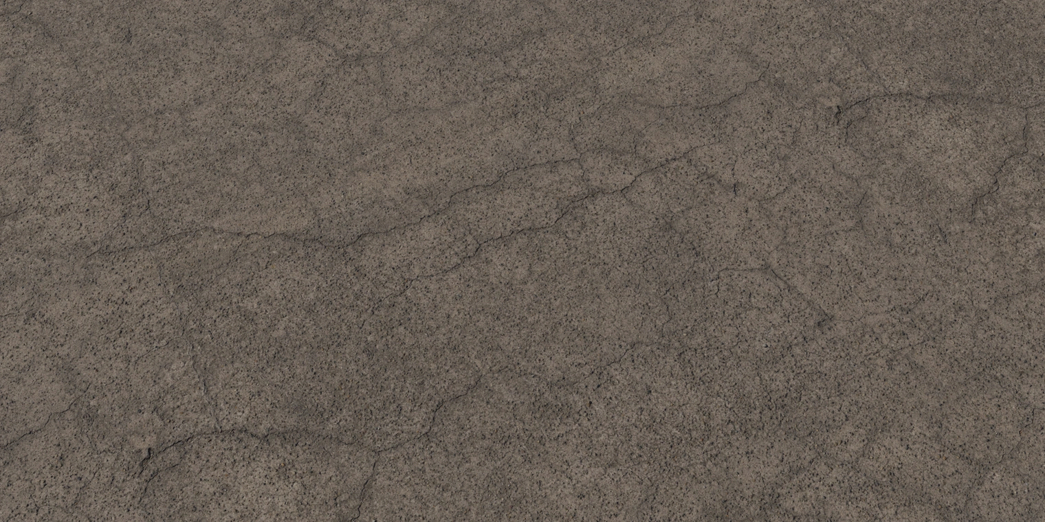 Free 16K cracked concrete texture with fine hairline fractures, gritty pores, and uneven, weathered brown-gray tones in a dry, matte finish.
