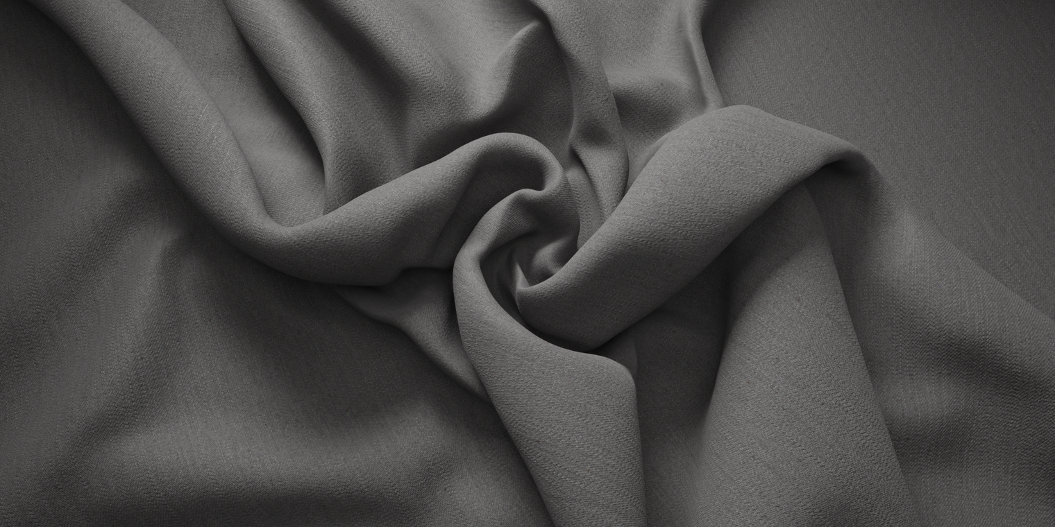 Free PBR denim fabric - dark grey twill with a matte, durable textile surface; realistic weave detail for jeans, apparel, props and industrial fabric assets.