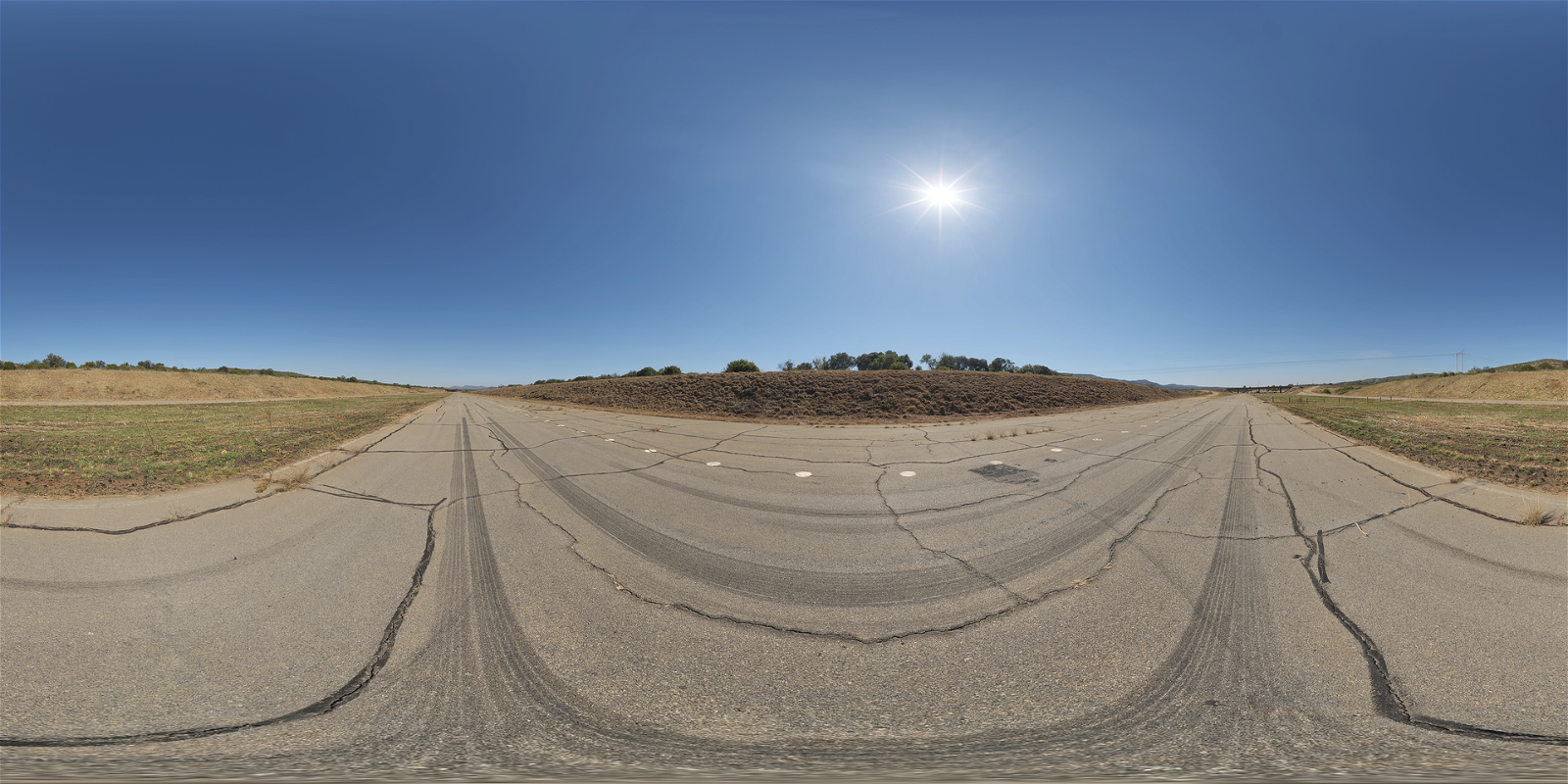 HDRI – Derelict Highway Midday – natural light - thumbnail 1