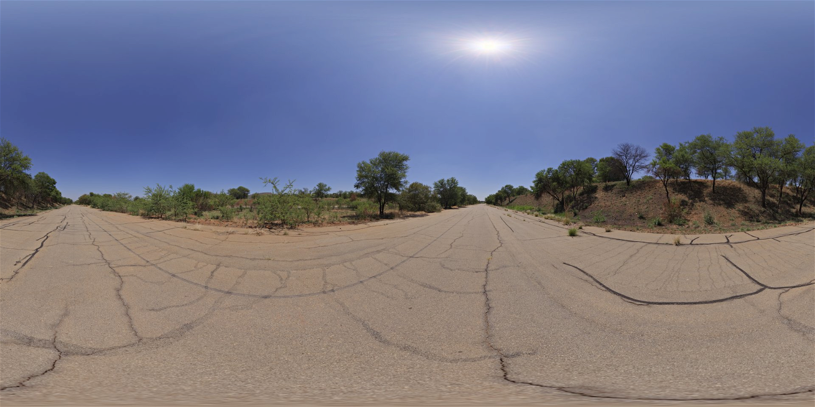 HDRI – Derelict Highway Noon – nature - thumbnail 1