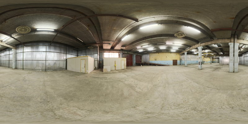 Warehouse — free CC0 HDRI environment map