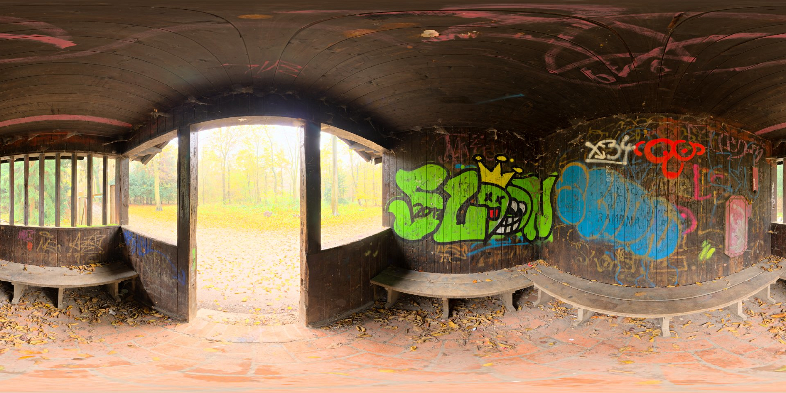 HDRI – Graffiti Shelter – urban - thumbnail 1