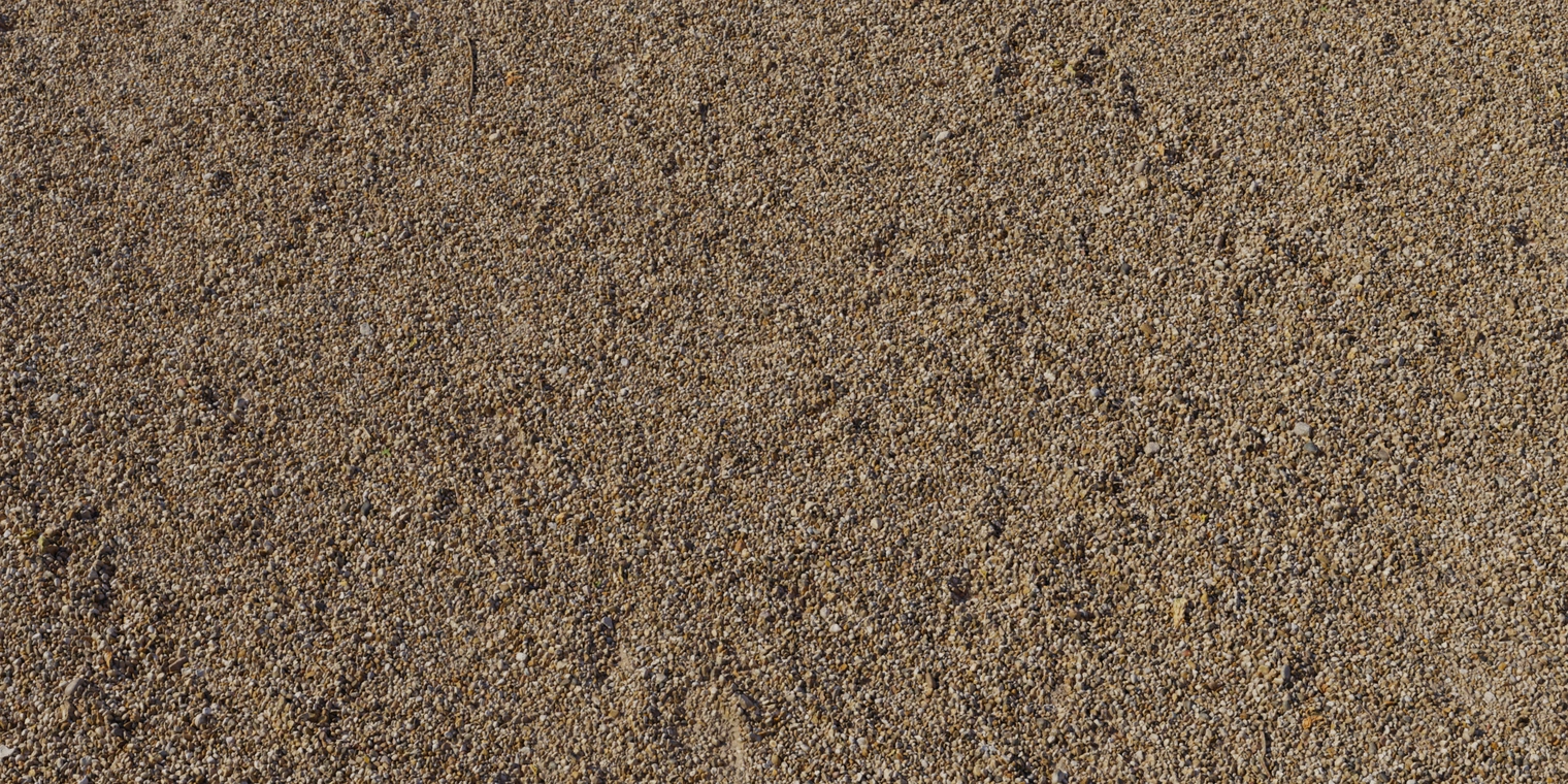 Free 8K texture of coarse pebbly gravel, rough and uneven stones in warm browns, ideal for driveways, pathways and outdoor stony ground.