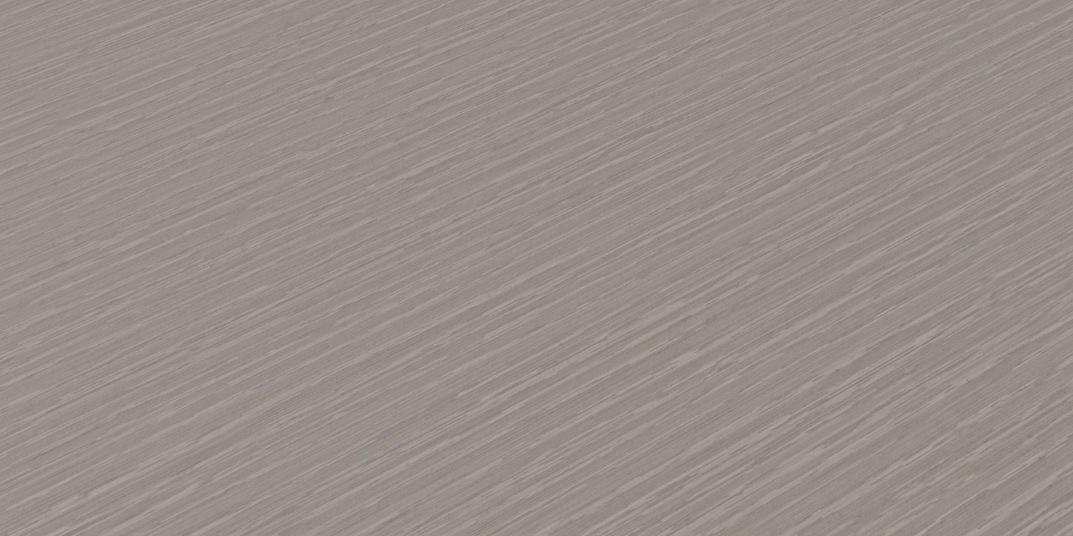 Free 8K texture of grey oak veneer - smooth, flat raw oak with subtle natural grain and fine veneer lines; ideal for furniture, interiors, and cabinetry.