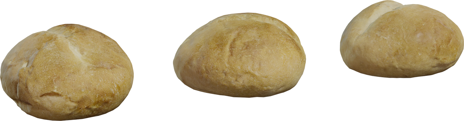 Free 4k model of hamburger buns - realistic golden-brown rolls with soft crumb, subtle browning and high-detail textures.