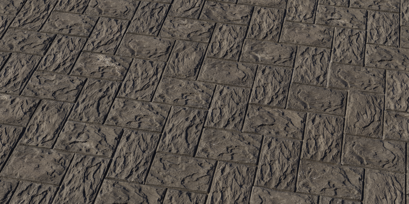 Herringbone Concrete Tile 02