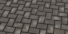 Herringbone Concrete Tile 03 - Preview