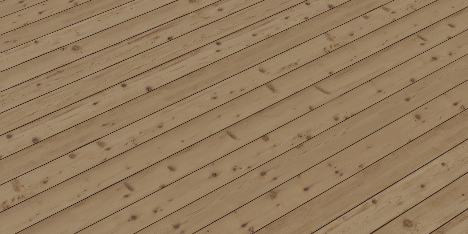 Free 16K hinoki wood plank texture with warm honey tone, straight grain, scattered knots and fine seams, smooth satin sheen and subtle surface variation.