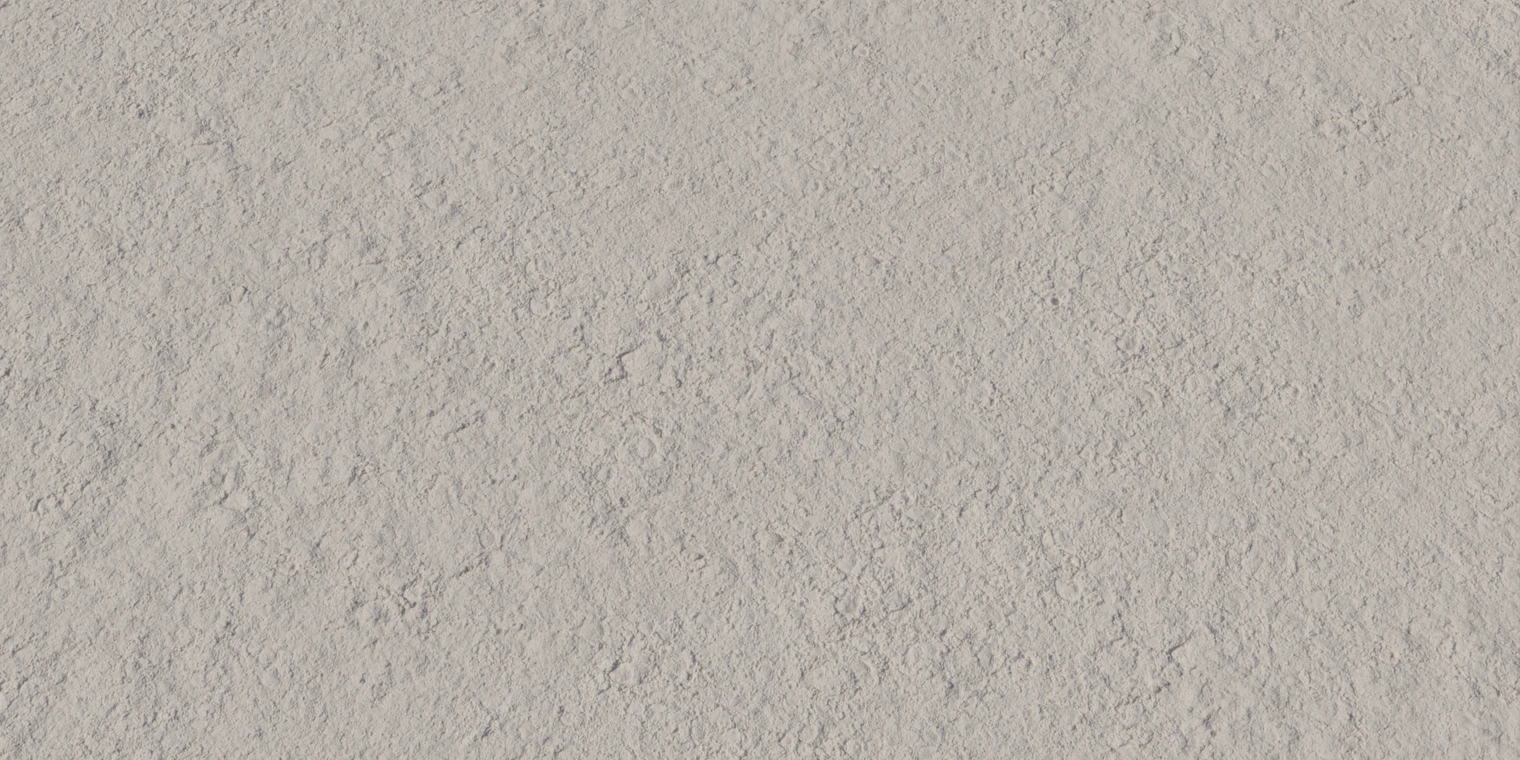 Free 16K texture of fine off-white flour - soft, powdery surface with subtle clumps and cracks - a bright, organic look for baking and food renders.