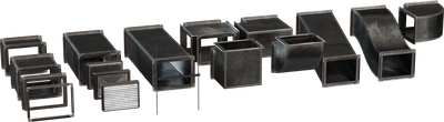 Modular Airduct Rectangular 01 - Preview