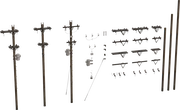 Modular Electricity Poles - Preview