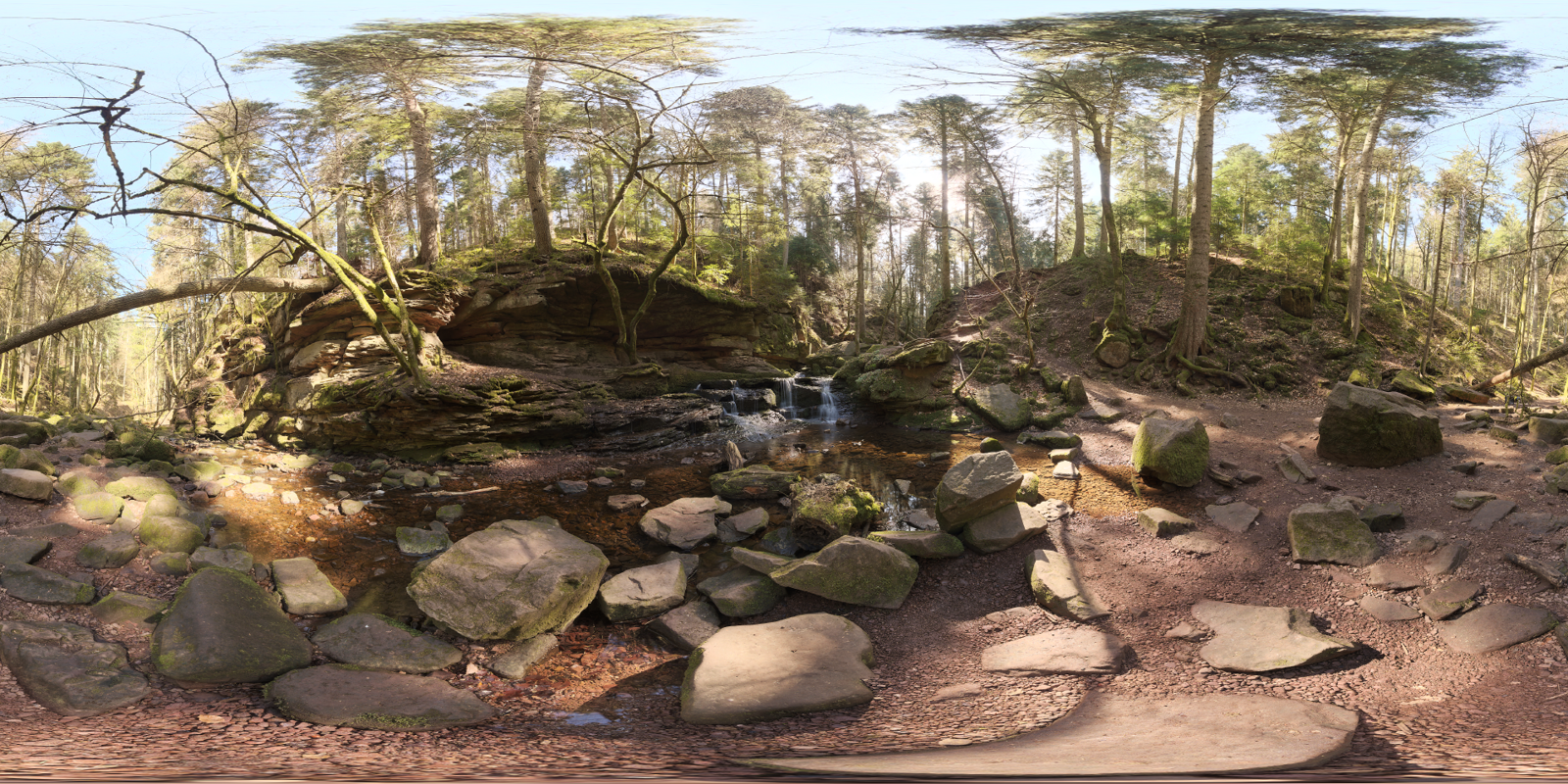 HDRI – Monbachtal Riverbank – nature - thumbnail 1