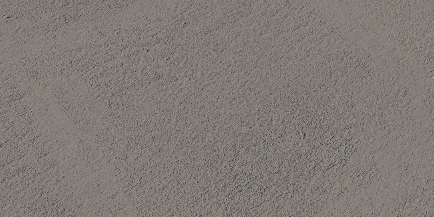 Free 16K texture of lunar regolith - rough, dusty surface with coarse grit and small pebbles, ideal for moon terrain and extraterrestrial outdoor scenes.