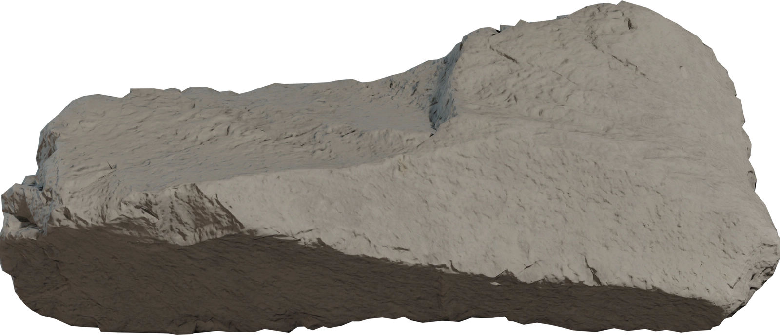 Free 16K lunar rock model with rough, dusted regolith and dirty, extraterrestrial detailing - ideal for moon terrains, sci‑fi scenes and close-up renders.
