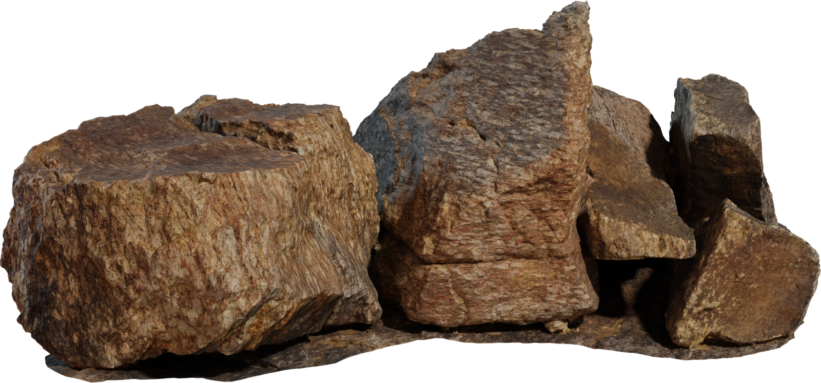 Free 8K model of Namaqualand boulders - realistic Karoo sandstone rocks with layered, weathered surfaces, perfect for desert, geological, and landscaping scenes.