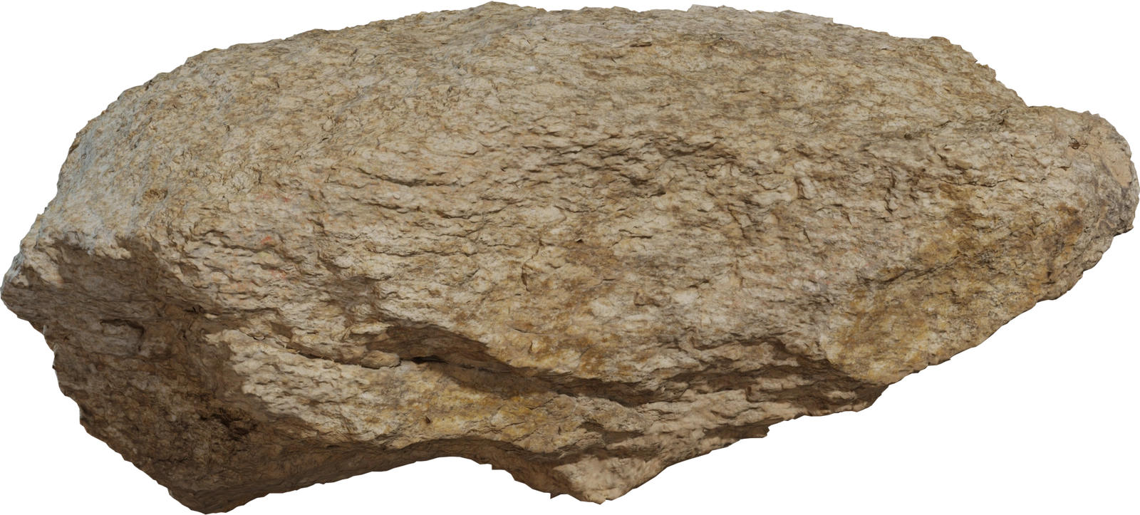 Free 8K model of a weathered Namaqualand boulder - dry Karoo sandstone with layered, eroded surface and warm desert tones, perfect for natural rock scenes.