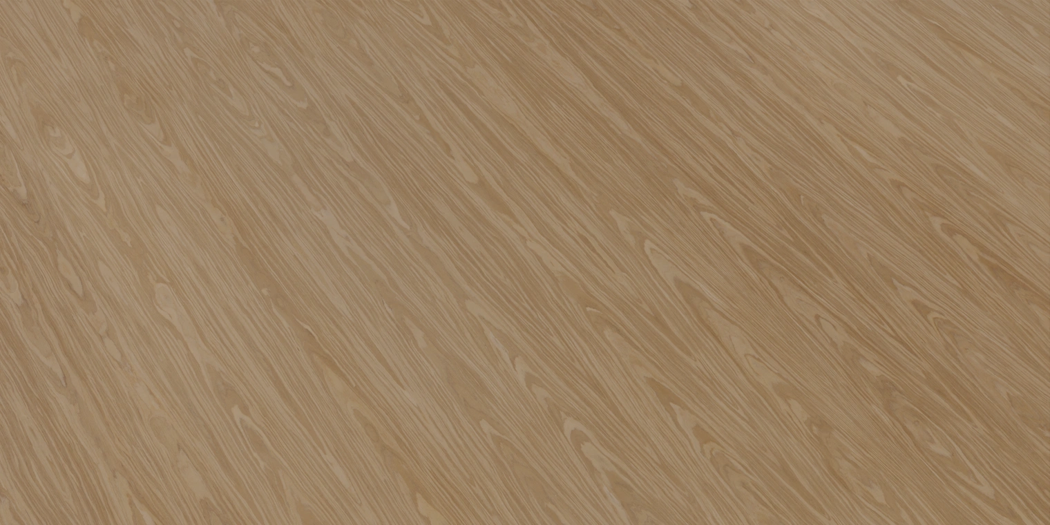 Free 16K oak veneer texture with fine vertical grain, warm natural tones and a smooth, lightly glossy finish - ideal for furniture and interiors.