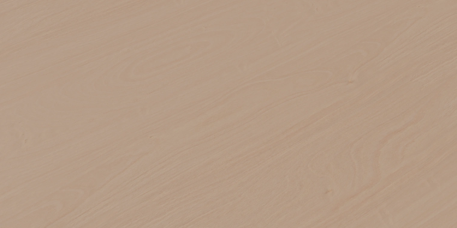 Free 8K texture of okoume veneer - smooth, light blonde wood grain with subtle raw veneer detail; great for furniture, interiors, cabinetry and props.