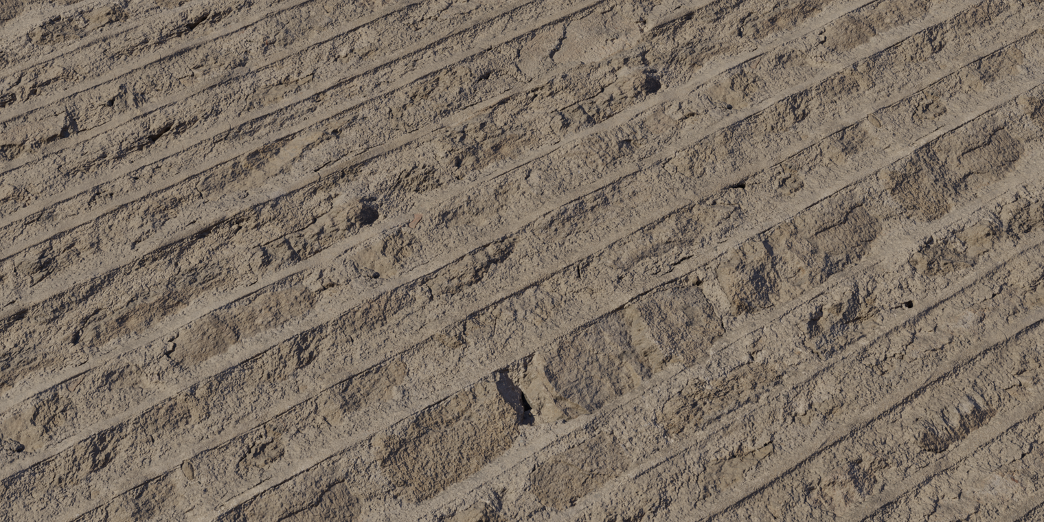 Free 16k texture of a weathered, rough stone wall with uneven, chipped blocks, shallow mortar lines, cracks and brown-beige discoloration.