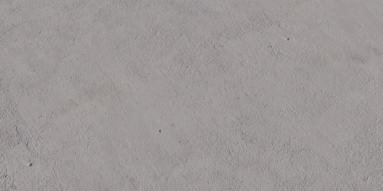 Free 16K painted plaster texture showing slightly discolored exterior plaster with worn patches, subtle stains, dirt and surface damage.