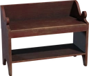 Painted Wooden Bench - Preview