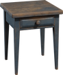 Painted Wooden Nightstand - Preview
