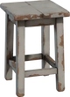Painted Wooden Stool - Preview