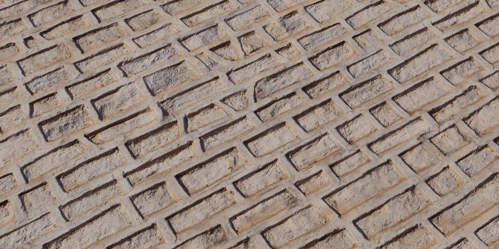 Patterned Plaster Wall