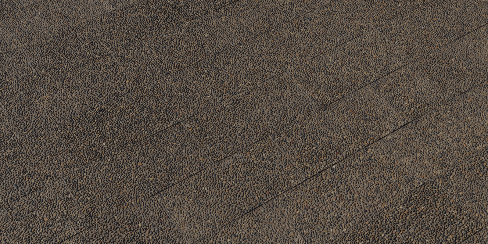 Pebble Embedded Pavement