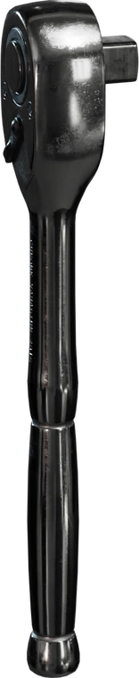 Free 8K model: rigged, realistic chrome ratchet wrench with scuffed, oily metal, worn edges, and detailed head and handle geometry.