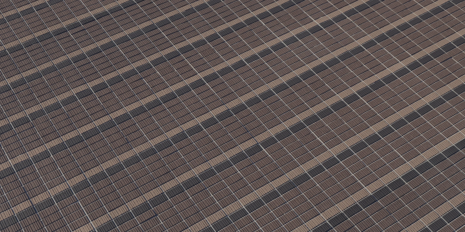 Free 8K texture of rectangular concrete facade tiles with gritty aggregate, subtle relief and grid pattern, ideal for exterior walls and urban facades