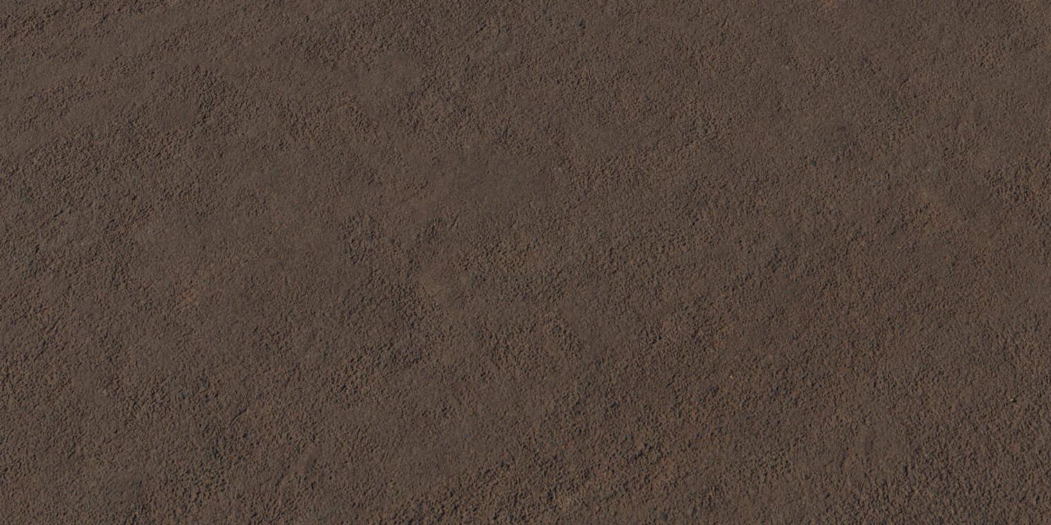 Free 8K texture of a damaged road: dark, matte, brownish asphalt with fine pits, subtle wear, and uniform, debris-free detail.