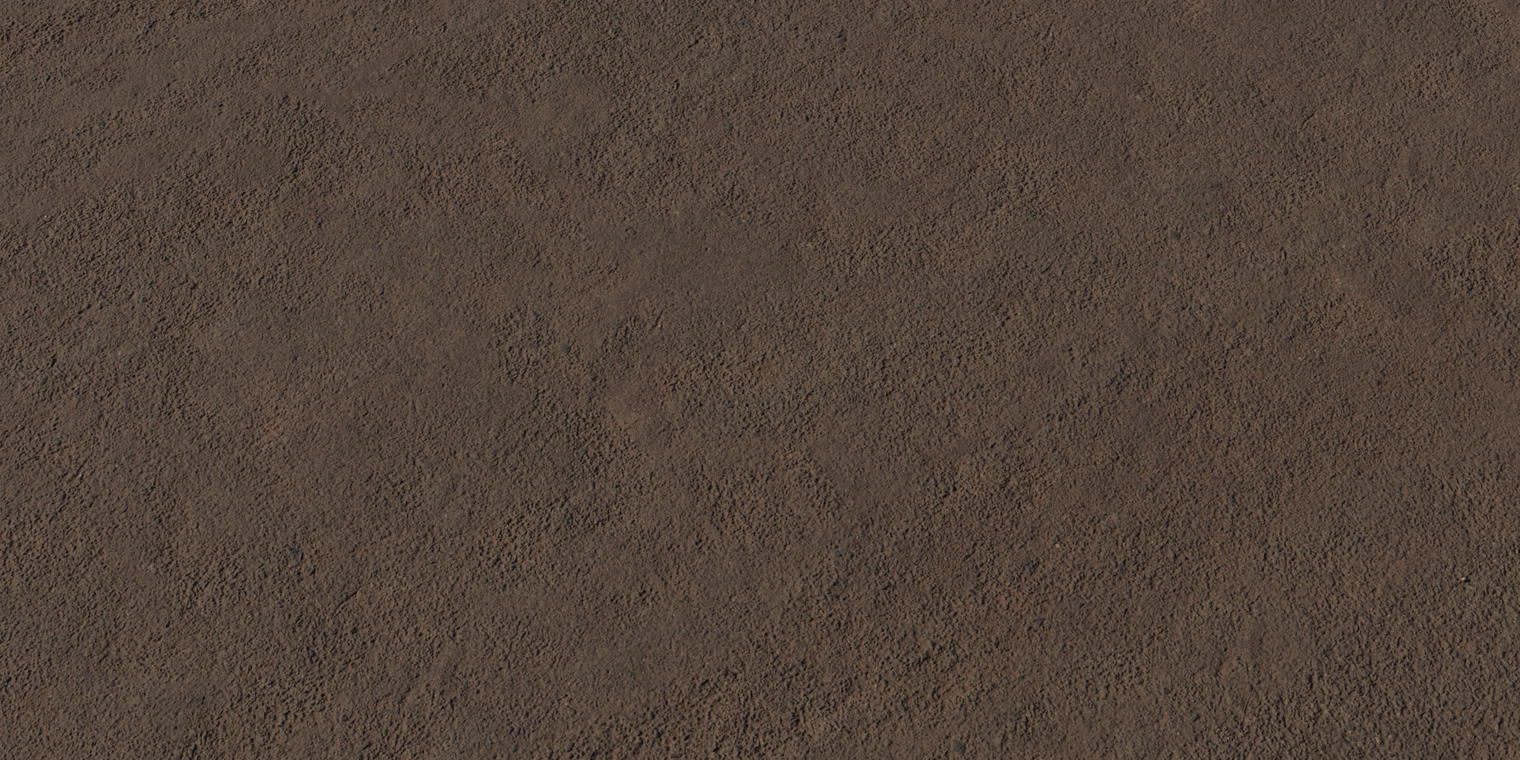 Free 8K texture of a damaged road: dark, matte, brownish asphalt with fine pits, subtle wear, and uniform, debris-free detail.