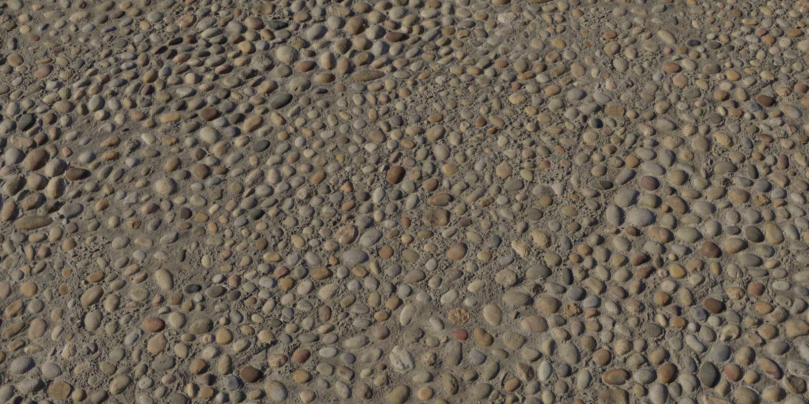 Rock Embedded Concrete