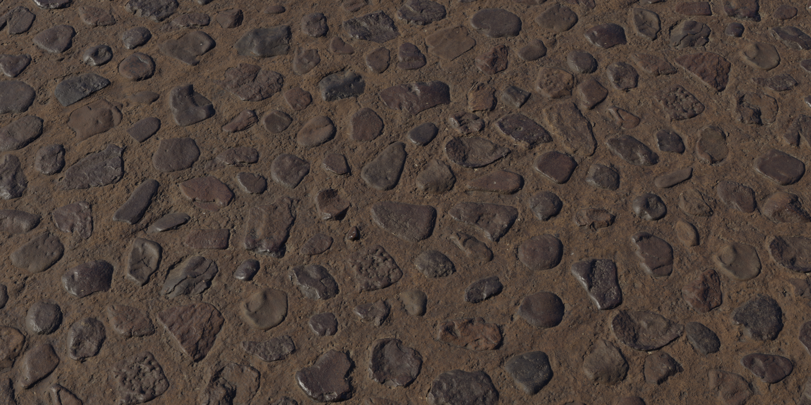 Rock Embedded Floor